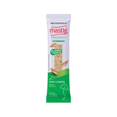 Snack Mastig Barra Funcional Vitaminas para Cães 60g