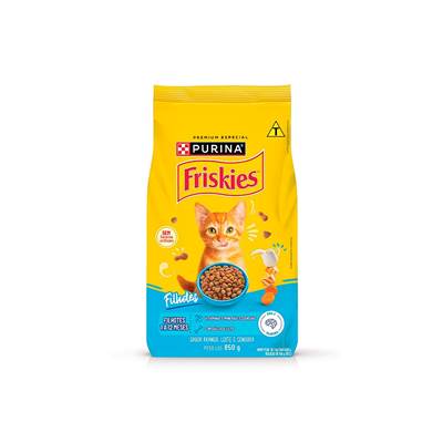 Ração Friskies para Gatos Filhotes sabor Frango, Leite e Cenoura 850g