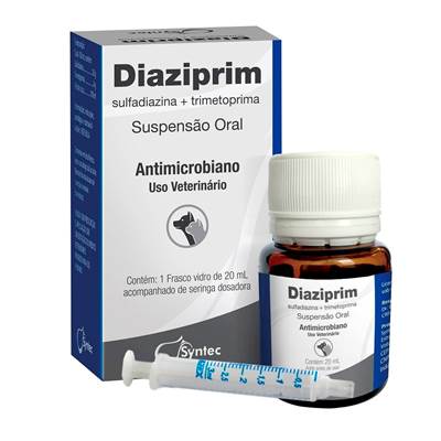 Medicamento Syntec Diaziprim Oral para Cães e Gatos 20ml