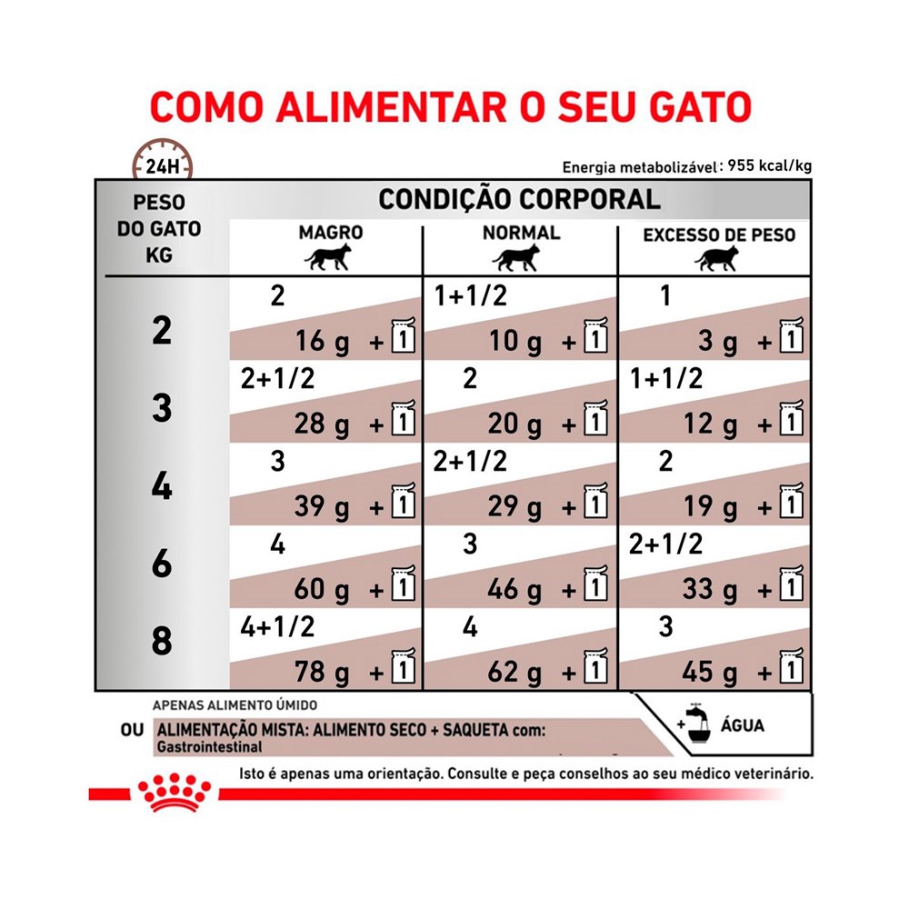 Ração Royal Canin Veterinary Diet Gastro Intestinal para Gatos - WET