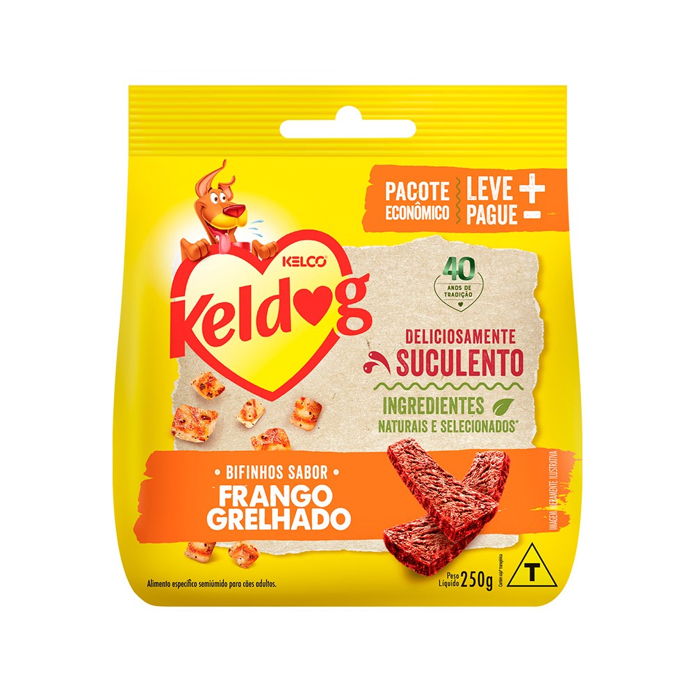 Bifinho Keldog Frango Grelhado para Cães