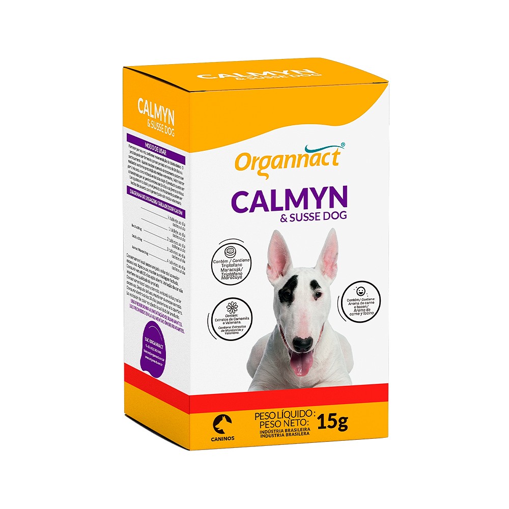 Suplemento Organnact Calmyn & Susse para Cães