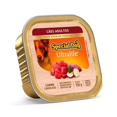 Special Dog Ultralife Patê Carne para Cães Adultos 150g