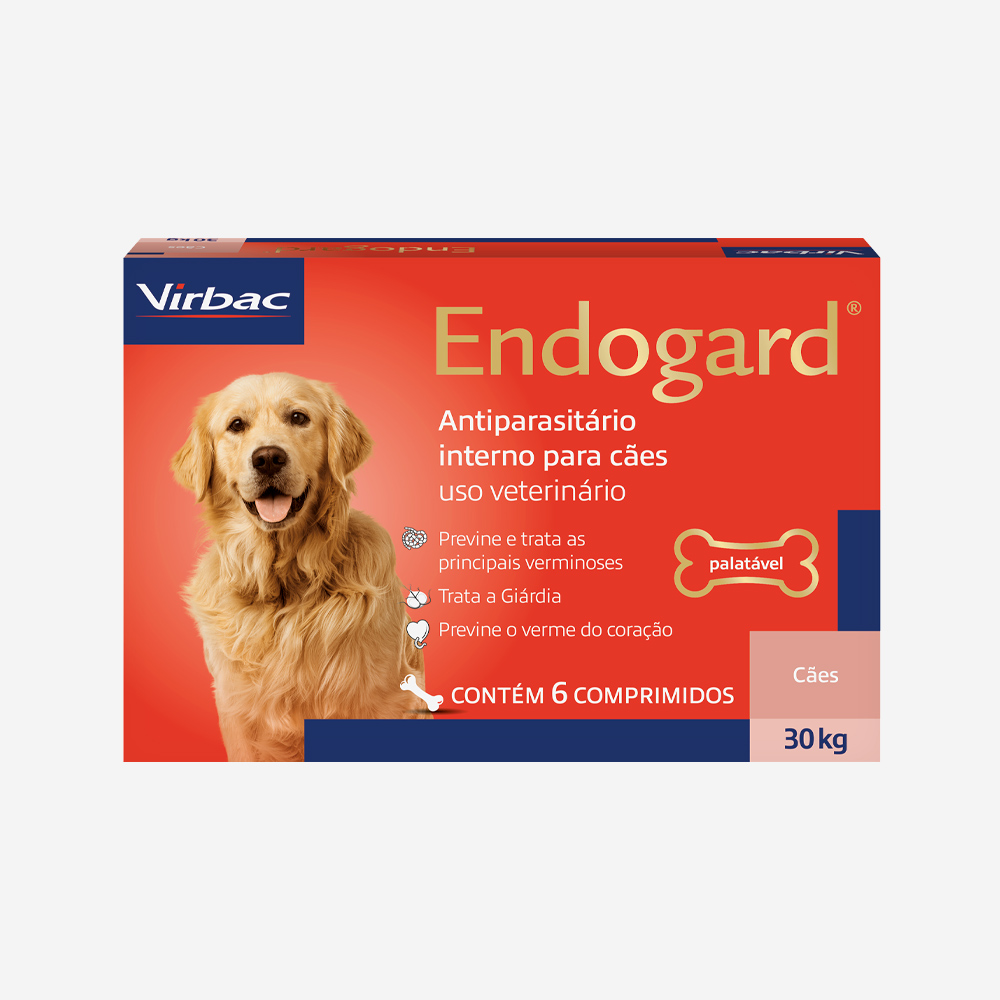 Vermífugo Endogard para Cães até 30kg