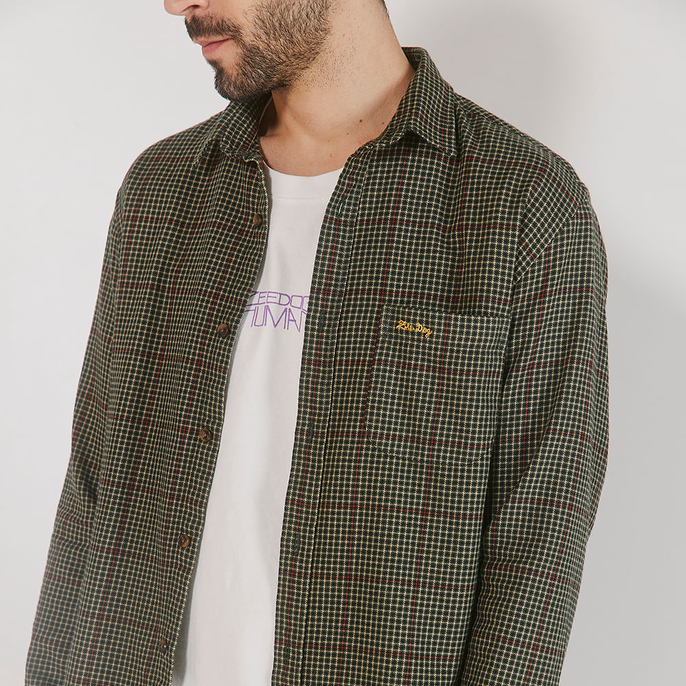 Camisa Flannel Madras 93 Verde | Imagem 2