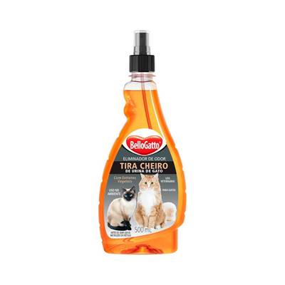 Eliminador de Odor Bellogatto Tira Cheiro para Gatos 500ml
