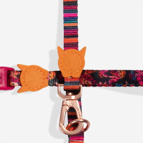 Peitoral com Guia Zee.Cat FARM Rio Selva para Gatos | Zee.Dog