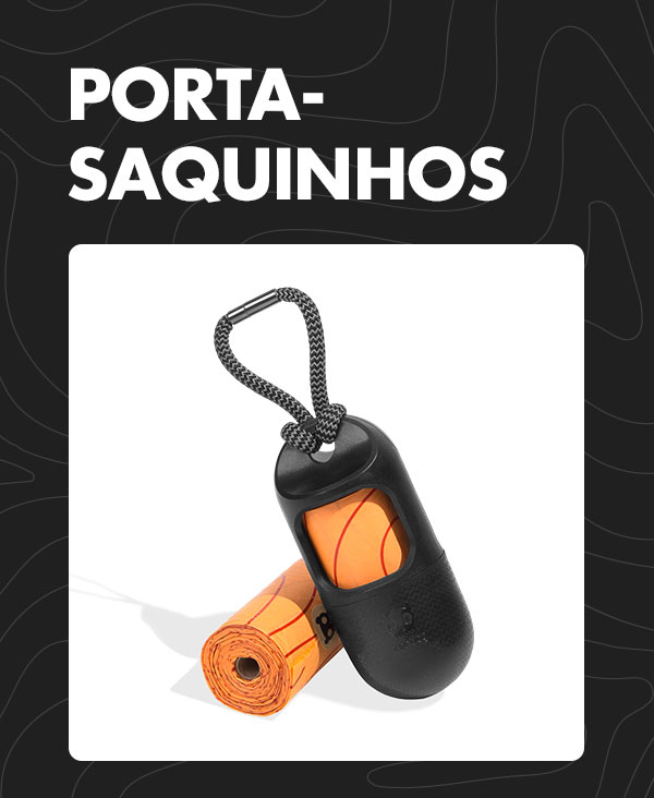 Porta-Saquinhos Higiênicos Preto Zee.Dog 3.0