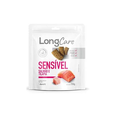 Snack LongCare Funcional Sensível para Cães Adultos sabor Salmão e Tilápia 50g