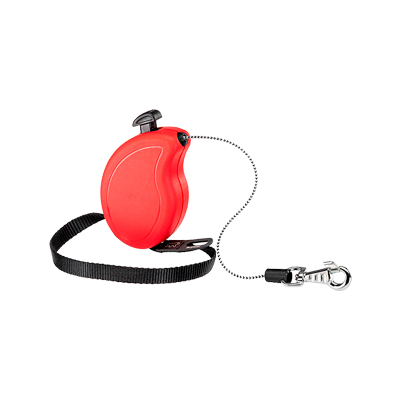 Guia Retrátil Ferplast Flippy One Cord Mini Vermelho para Cães U