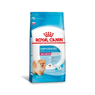 Ração Royal Canin Puppy Mini Indoor para Cães Filhotes de Porte Pequeno 1kg