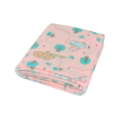 Cobertor Bonito pra Cachorro Soft Floresta Rosa para Cães U