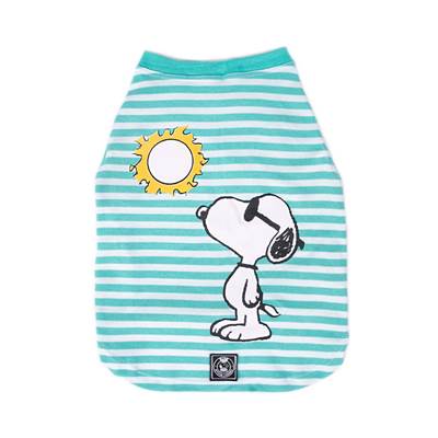 Regata Zooz Pets Snoopy Arretado Verde para Cães GG