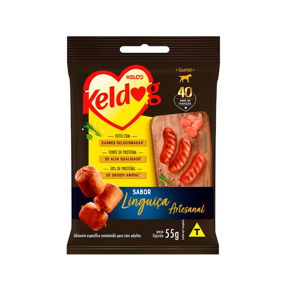 Bifinho Keldog Gourmet Linguiça Artesanal para Cães