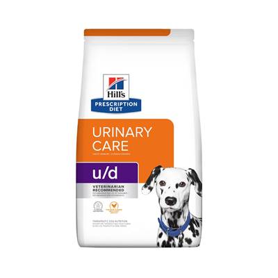 Ração Hills Prescription Diet U/D Cuidado Urinário para Cães Adultos com Doenças Urinárias 3,8kg