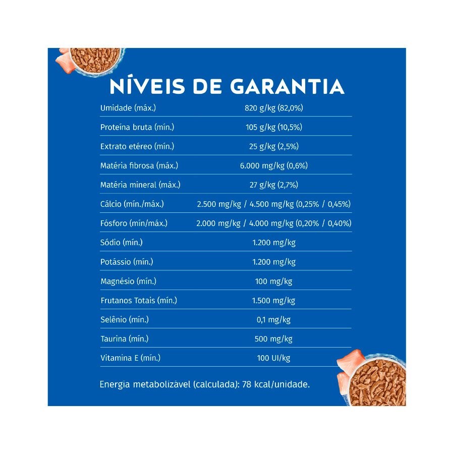 Ração Cat Chow Sachê para Gatos Filhotes sabor Frango ao Molho