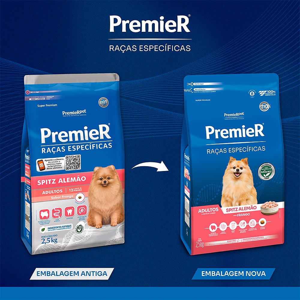 Ração Premier Raças Específicas Spitz Alemão para Cães Adultos