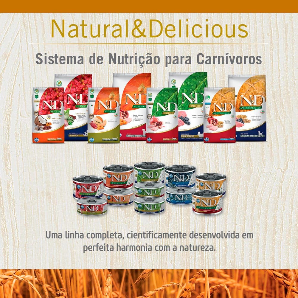 Ração N&D Ancestral para Cães Adultos Maxi sabor Cordeiro