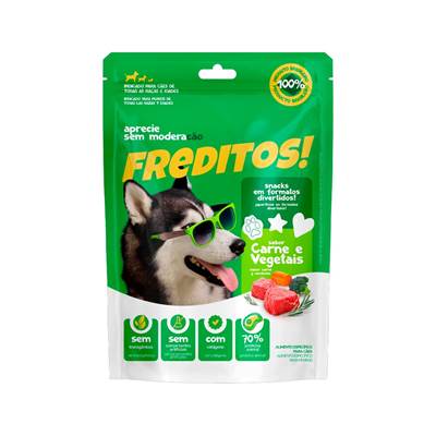 Snack Freditos Sabor Carne e Vegetais para Cães 50g