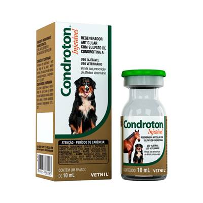 Medicamento Condroton Injetável para Cães e Gatos 10ml