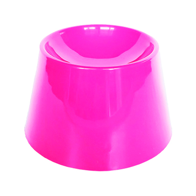 Comedouro Alto Pet Games Cat Eat Rosa para Gatos U