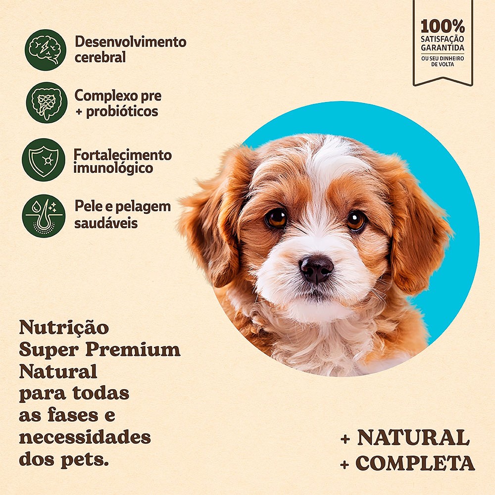 Ração Quatree Supreme para Cães Filhotes Raças Pequenas Sabor Frango e Batata Doce