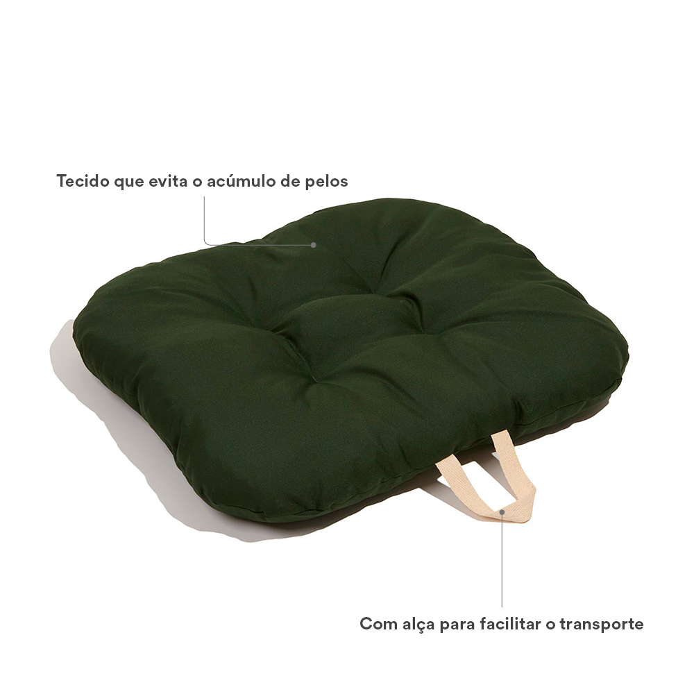 Cama Spike Colchonete Confort Verde para Cães e Gatos