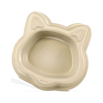 Comedouro Plast Pet Zooplast Face Cat Nude para Gatos 130ml