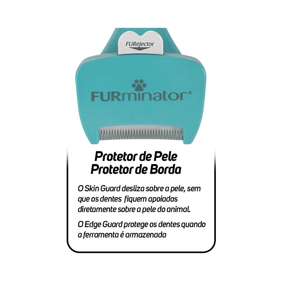Escova New Furminator P para Gatos de Pelo Longo