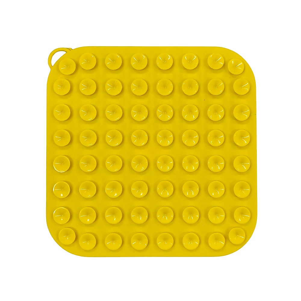 Brinquedo e Comedouro Amicus Lamb Lamb Quadrado Amarelo para Cães e Gatos