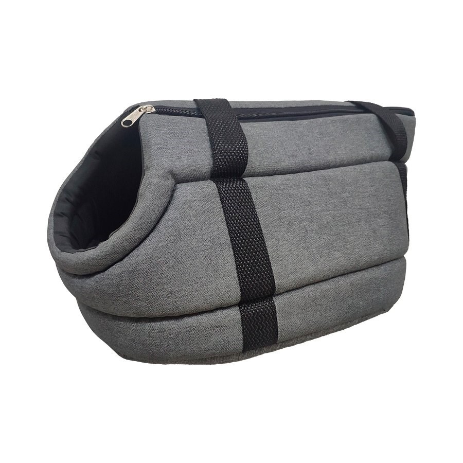 Bolsa de Transporte Fábrica Pet Aberta New Collection Preto para Cães e Gatos