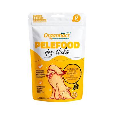Suplemento Vitamínico Sticks Organnact Pelefood Dog 160g