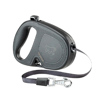 Guia Retrátil Ferplast Flippy One Tape Preto para Cães G