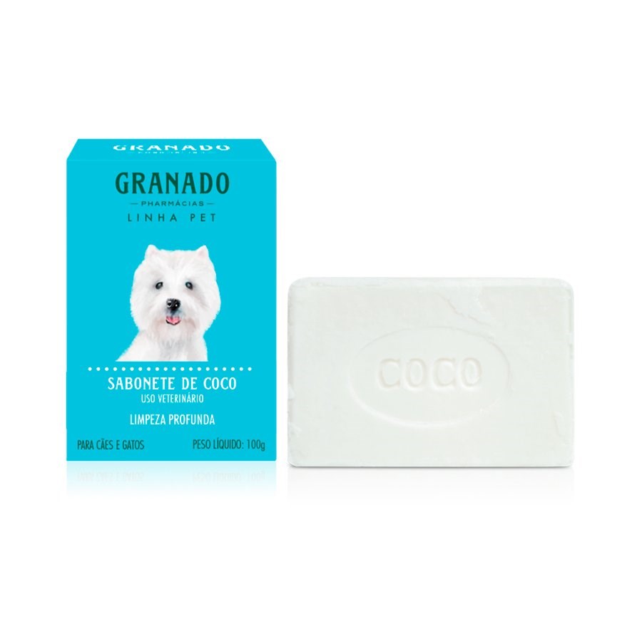 Sabonete de Coco Granado para Cães e Gatos