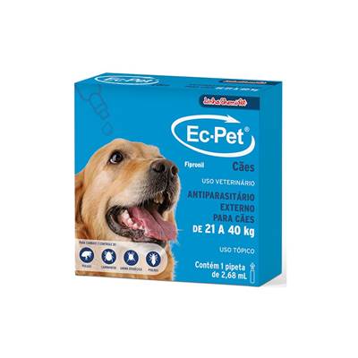 Antipulgas e Carrapaticida Ec-Pet Chemitec para Cães 2,68ml