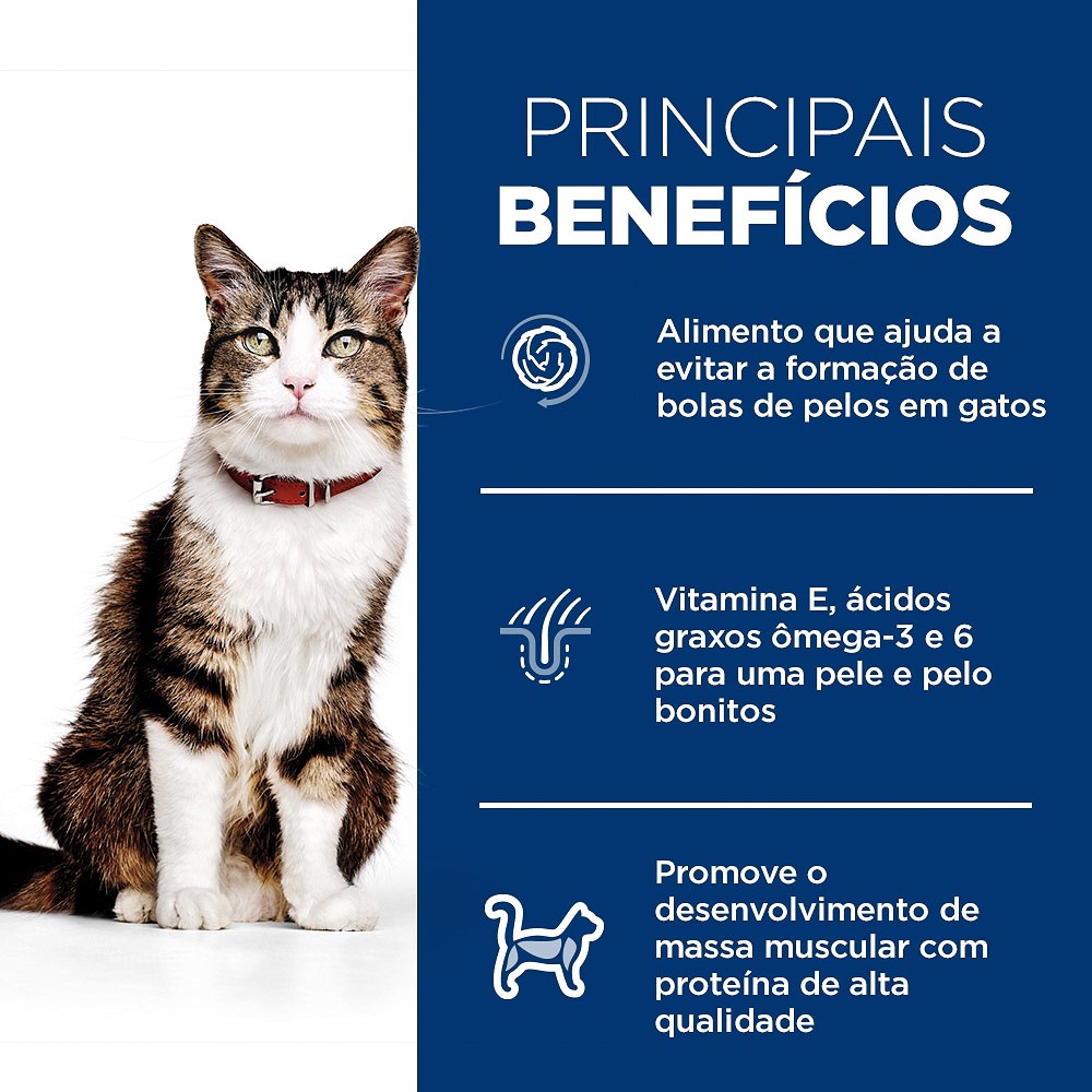 Ração Hill's Science Diet Controle Bolas de Pelo para Gatos Adultos