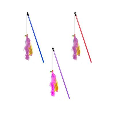 Brinquedo LCM Varinha Cat Collors para Gatos - Cores Sortidas U