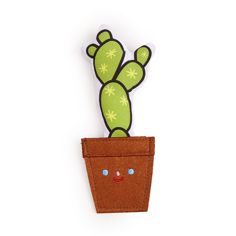 Brinquedo Akio Cacto Vaso Marrom para Gatos