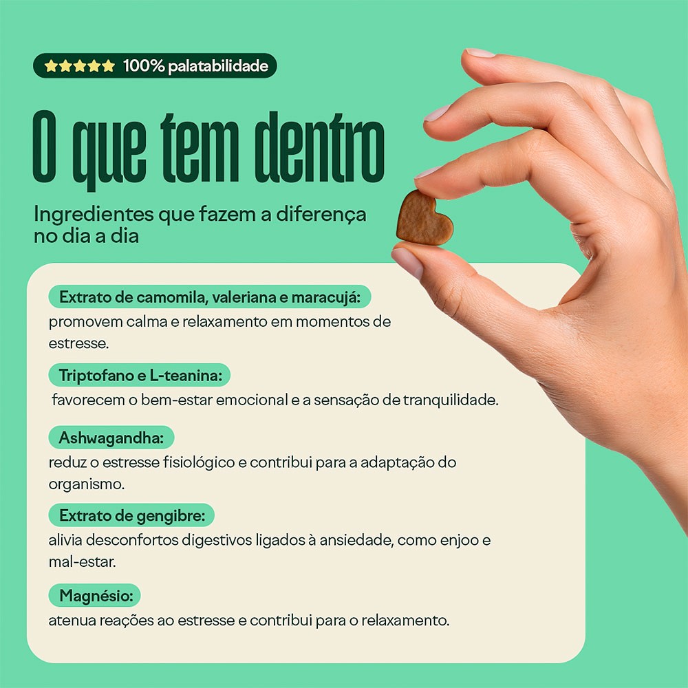 Suplemento Wigow Calmante para Cães
