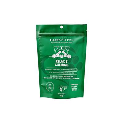 Biscoito HealthPet Pro Relax e Calming para Cães 50g