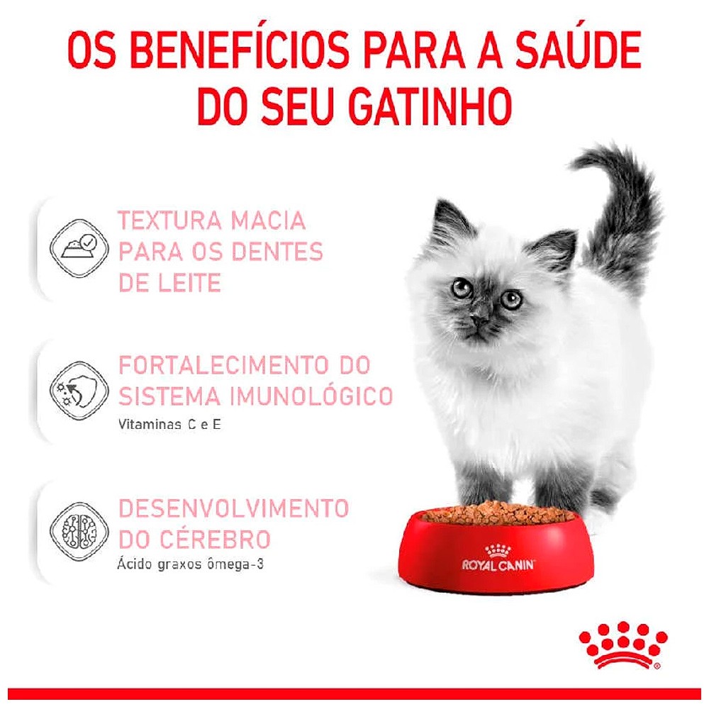 Ração Úmida Pedaços ao Molho Royal Canin Sachê para Gatos Filhotes com Até 12 Meses