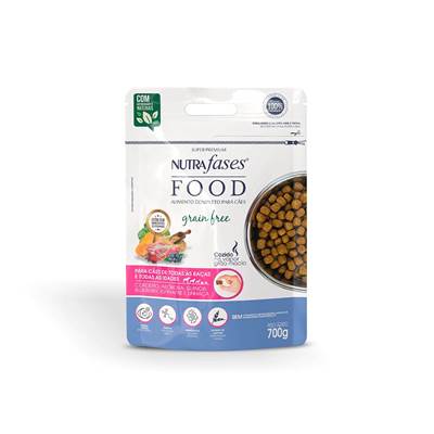 Ração Nutrafases sabor Cordeiro, Abóbora e Quinoa para Cães 2.5kg