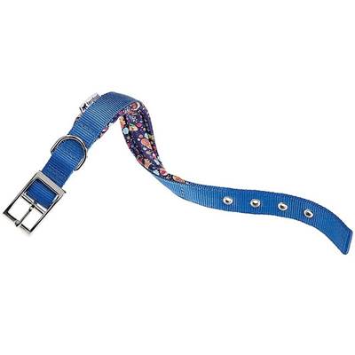 Coleira Ferplast Dayton Fantasy Azul para Cães M