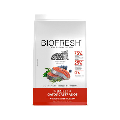 Ração Biofresh para Gatos Adultos Castrados 0,4kg
