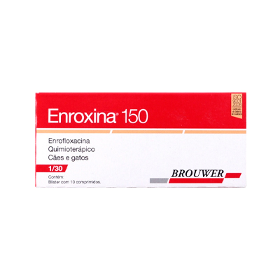 Enroxina 150mg Brouwer 10 Comprimidos 150mg