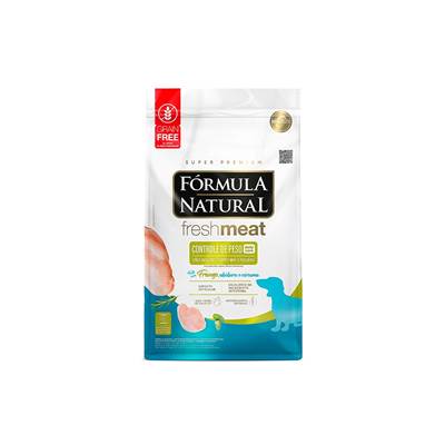 Ração Fórmula Natural Fresh Meat para Cães Adultos Light de Porte Mini e Pequeno 2,5kg