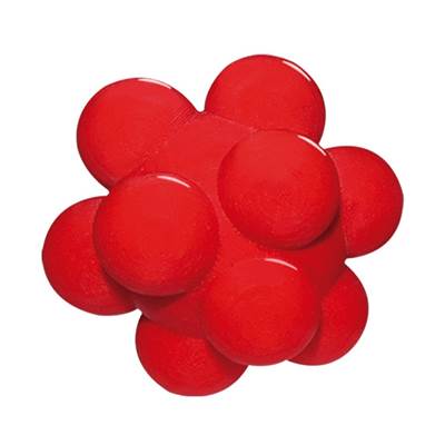 Brinquedo Furacão Pet Bola Meteoro Vermelha para Cães P