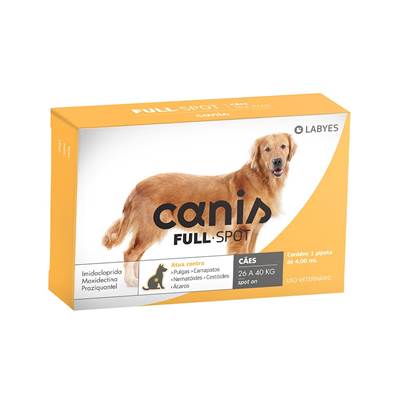 Antiparasitário Labyes Canis Fullspot para Cães de 26 a 40 kg 1 pipeta