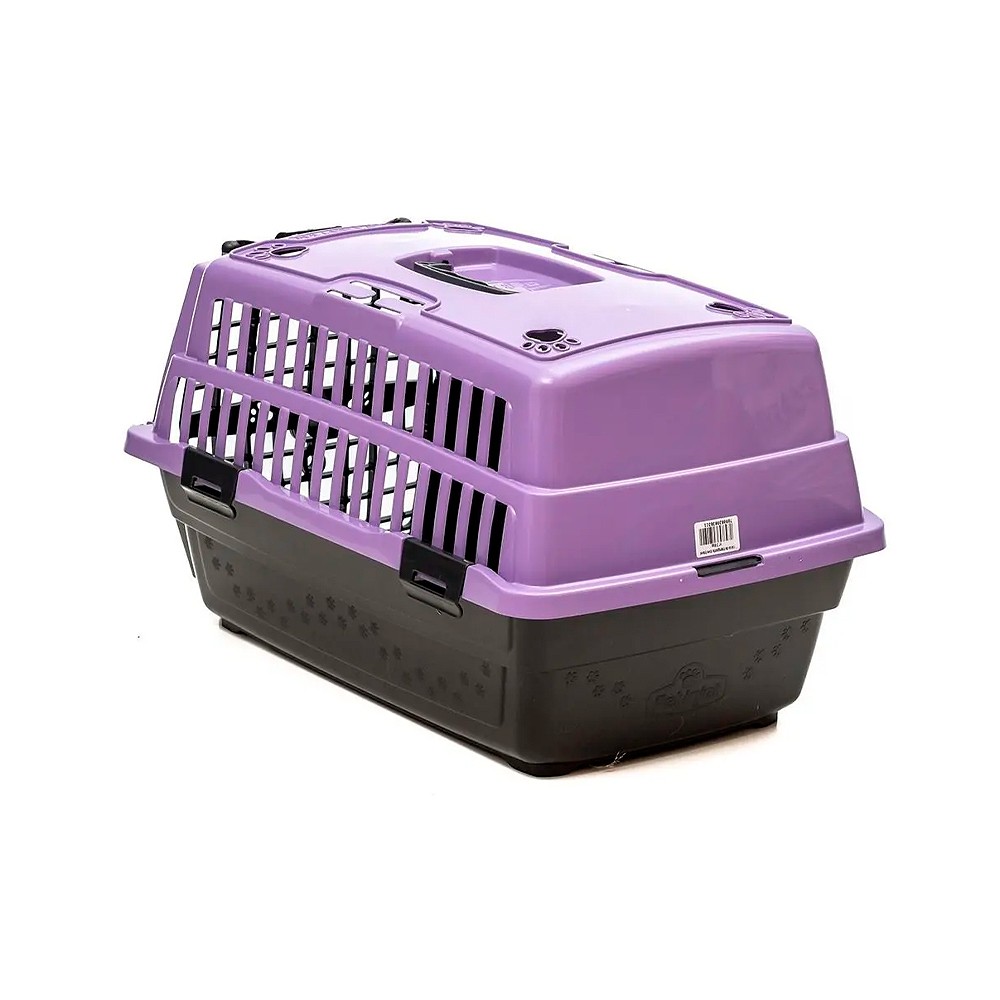 Caixa de Transporte Pet Injet Love Travel Lilás 