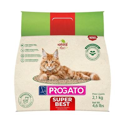 Granulado Higiênico Progato Super Best 2,1kg